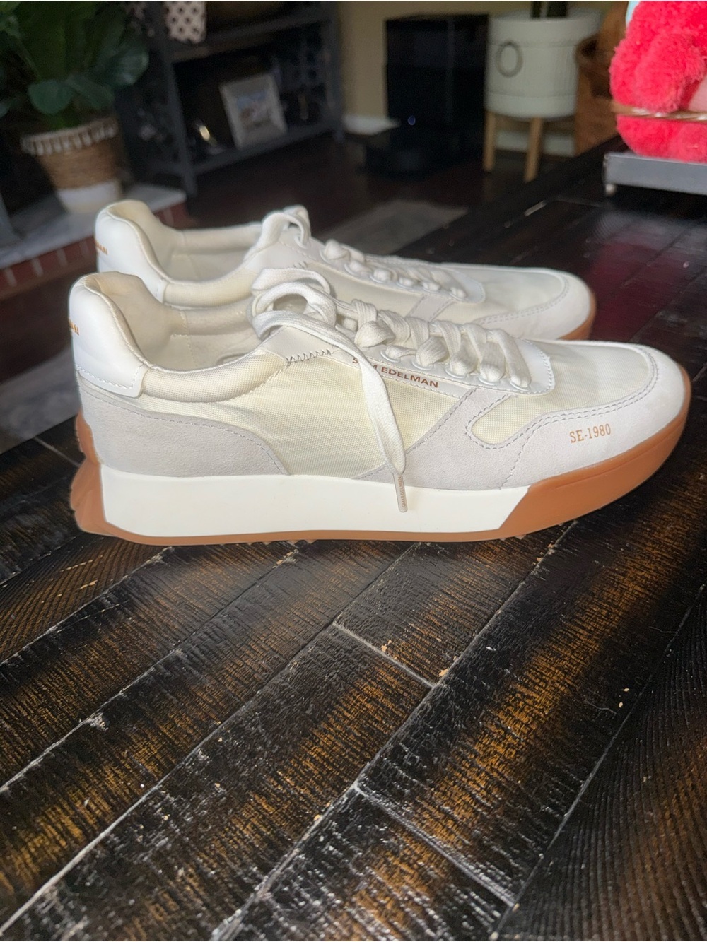 Sam Edelman Layla Sneakers Women's Size 11 White - Picture 3 of 14